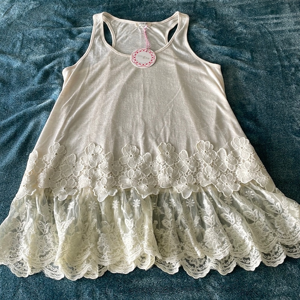 NWT Umgee Lace Tank Top